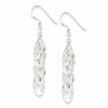 Sterling Silver Fancy Drop Earrings