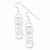 Sterling Silver Fancy Circle Earrings