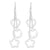 Sterling Silver Dangle Heart Earrings