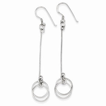 Sterling Silver Fancy Dangle Earrings