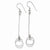 Sterling Silver Fancy Dangle Earrings