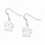 Sterling Silver Plumeria Floral Earrings