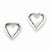 Sterling Silver Heart Stud Earrings