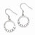 Sterling Silver CZ Journey Earrings