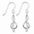 Sterling Silver CZ Journey Earrings