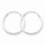 Sterling Silver 1.3mm Hoop Earrings