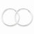 Sterling Silver 1.3mm Hoop Earrings