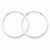 Sterling Silver 1.3mm Hoop Earrings