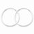 Sterling Silver 1.3mm Hoop Earrings