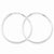 Sterling Silver 1.3mm Hoop Earrings