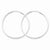 Sterling Silver 1.3mm Hoop Earrings