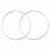 Sterling Silver 1.3mm Hoop Earrings