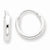 Sterling Silver 2mm Hoop Earrings