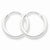 Sterling Silver 2mm Hoop Earrings