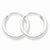 Sterling Silver 2mm Hoop Earrings