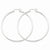 Sterling Silver Rhodium-plated 2mm Hoop Earrings