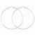 Sterling Silver Rhodium-plated 2mm Polished Hoop Earrings