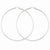 Sterling Silver Rhodium-plated 2mm Polished Hoop Earrings