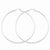 Sterling Silver Rhodium-plated 2.5mm Round Hoop Earrings