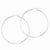 Sterling Silver Rhodium-plated Satin Finished Diamond-cut Twisted Hoop Earrings