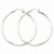 Sterling Silver Rhodium-plated Twisted Hoop Earrings