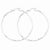 Sterling Silver Rhodium-plated Twisted Hoop Earrings