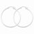 Sterling Silver 40mm Hoop Earrings