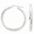 Sterling Silver 30mm diameter Hoops Earrings