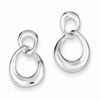Sterling Silver Fancy Dangle Earrings