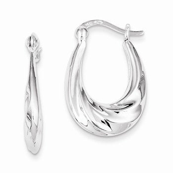 Sterling Silver Hoops Earrings