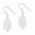 Sterling Silver Dangling Circles Earrings