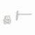 Sterling Silver Teddy Bear Mini Earrings