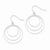 Sterling Silver Fancy Circle Earrings