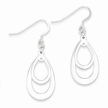 Sterling Silver Fancy Dangle Earrings