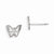 Sterling Silver Butterfly Earrings