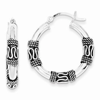 Sterling Silver Hoop Earrings