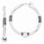 Sterling Silver Antiqued Hoop Earrings