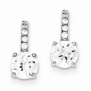 Sterling Silver CZ Earrings