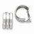 Sterling Silver Clip Back Non-pierced Earrings