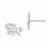 Sterling Silver Carousel Horse Mini Earrings