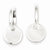 Sterling Silver Dangle Hoop Earrings