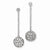 Sterling Silver CZ Post Earrings