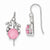 Sterling Silver CZ Pink CZ Earrings