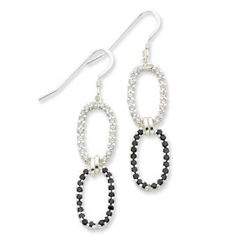 Sterling Silver Fancy Dangle Earrings