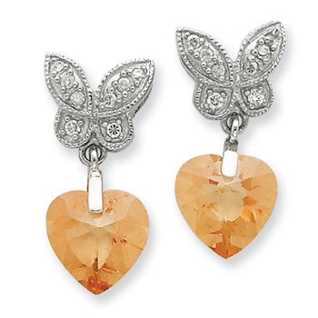 Sterling Silver CZ Earrings