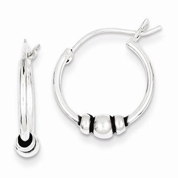 Sterling Silver Hoop Earrings