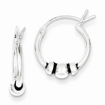 Sterling Silver Hoop Earrings