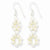 Sterling Silver White /Freshwater Cultured Pearl Earrings