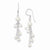 Sterling Silver Freshwater Cultured Pearl & Crystal Earrings