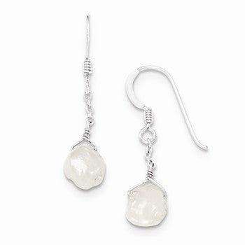 Sterling Silver Freshwater Cultured Pearl Earrings